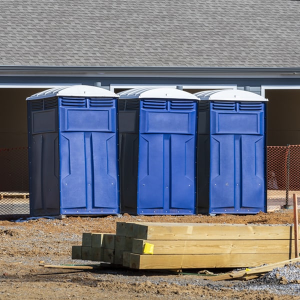 is there a specific order in which to place multiple portable restrooms in Carr CO